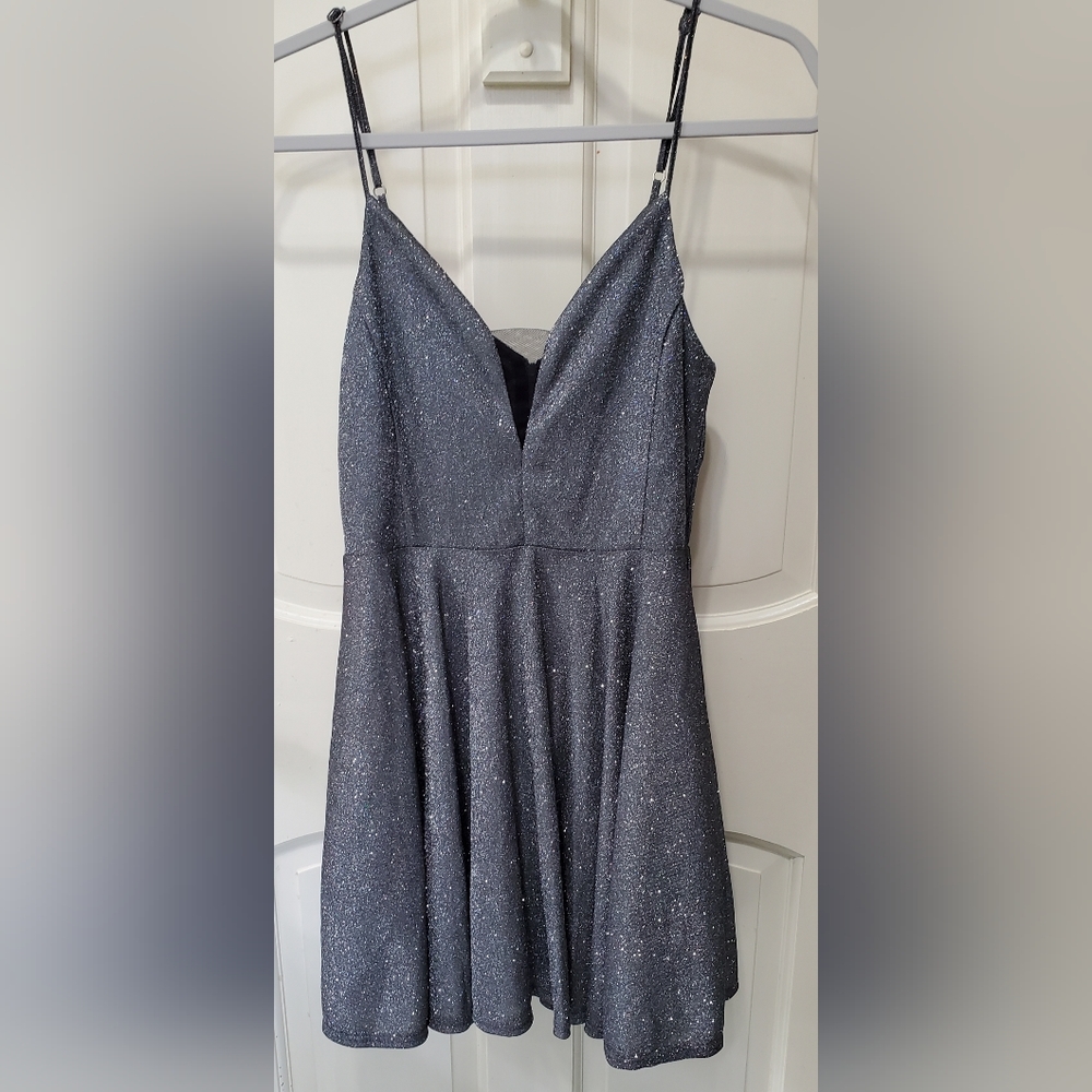 Windsor Metallic Skater Dress